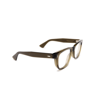 Cutler and Gross 9101 Eyeglasses 03 olive - three-quarters view