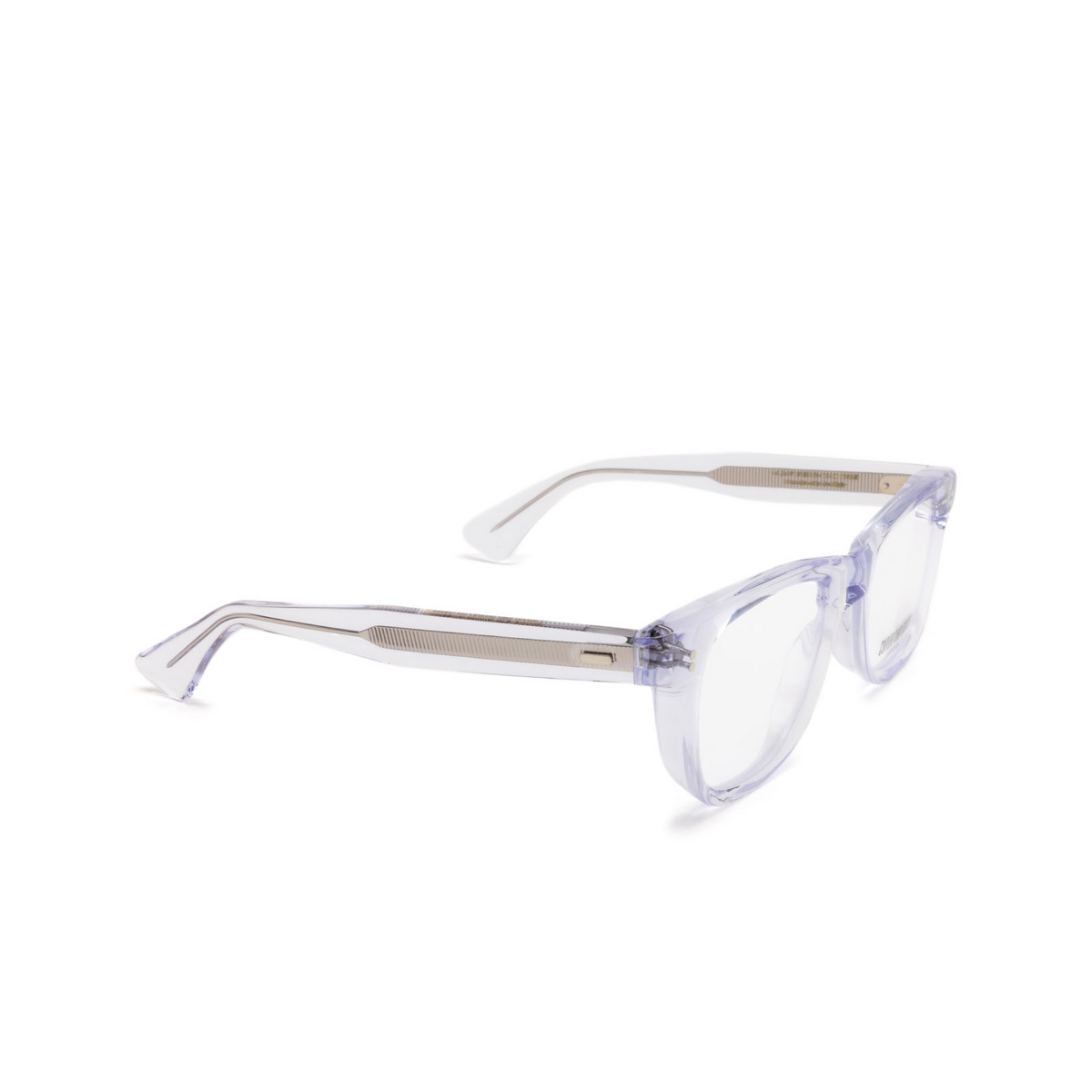 Cutler and Gross 9101 Eyeglasses 04 Crystal - three-quarters view