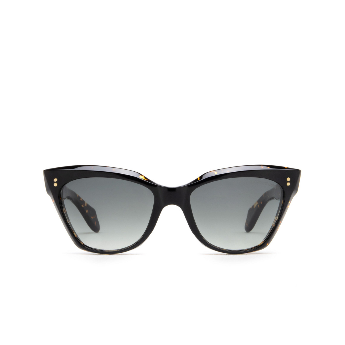 Cutler and Gross 9288 Sunglasses 01 Black On Havana - front view