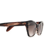Cutler and Gross 9288 Sunglasses 02 striped brown havana - product thumbnail 3/4