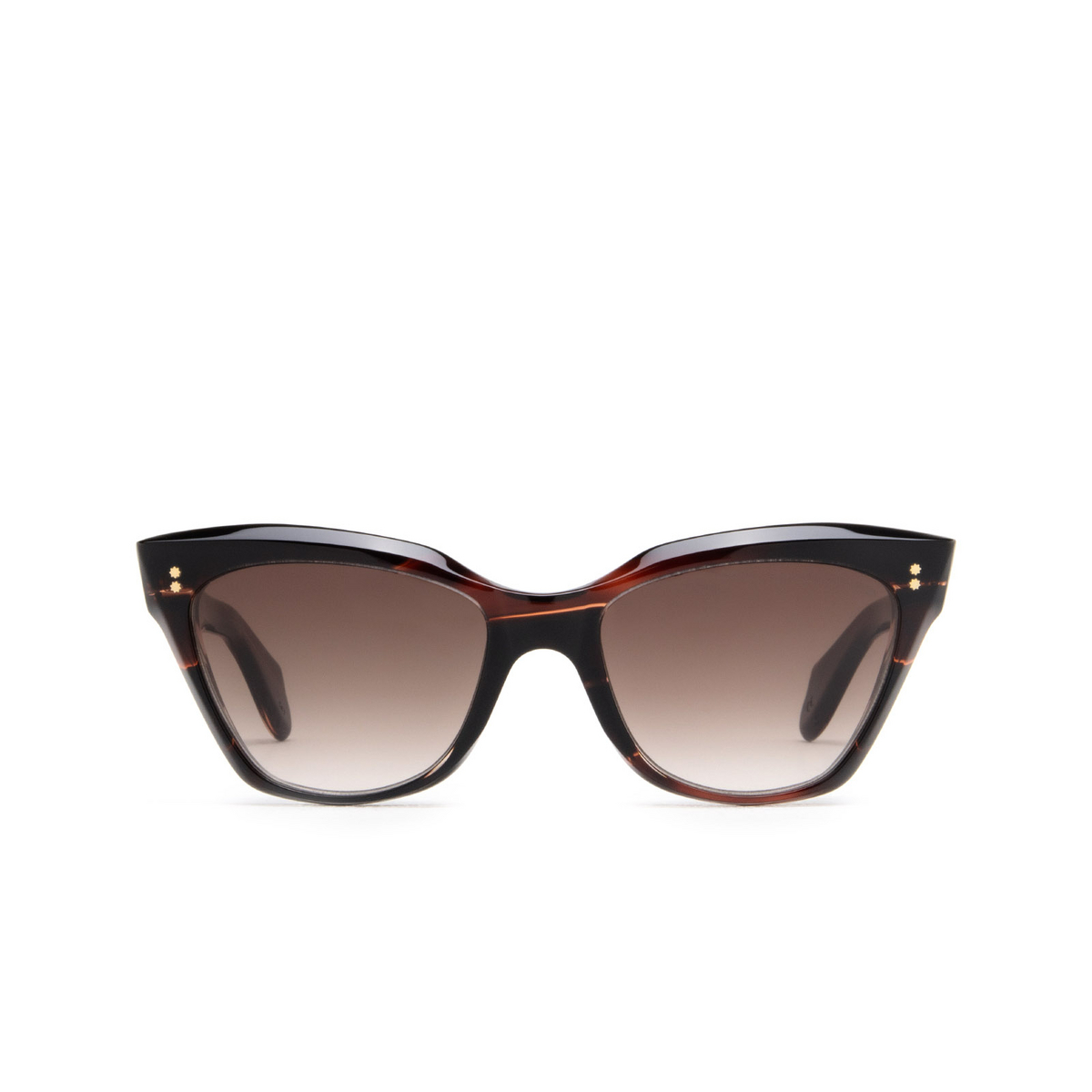 Cutler and Gross 9288 Sunglasses 02 Striped Brown Havana - front view