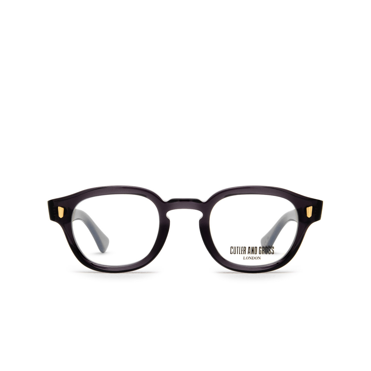 Cutler and Gross 9290 Eyeglasses 01 Dark Grey - front view