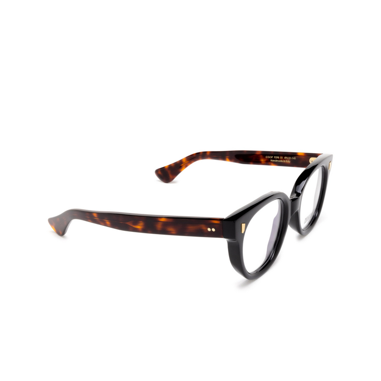 Cutler and Gross 9298 Eyeglasses 01 black on dark turtle - 2/5