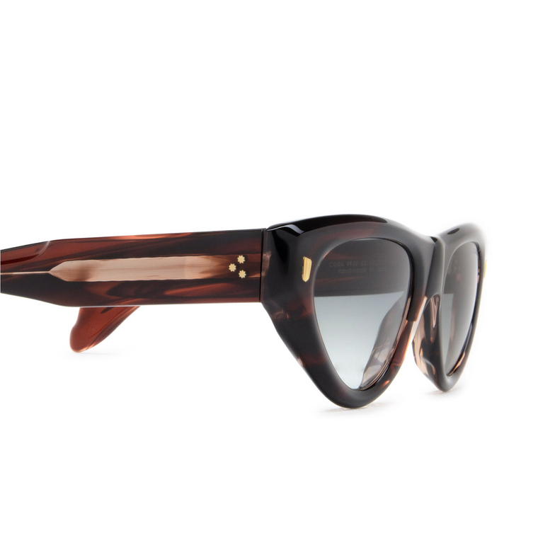 Cutler and Gross 9926 Sunglasses 02 striped brown havana - 3/4