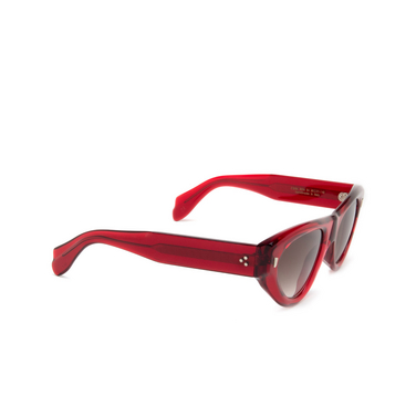 Cutler and Gross 9926 Sunglasses 04 crystal red - three-quarters view