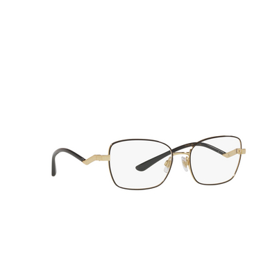 Dolce & Gabbana DG1334 Korrektionsbrillen 1334 gold / black - Dreiviertelansicht