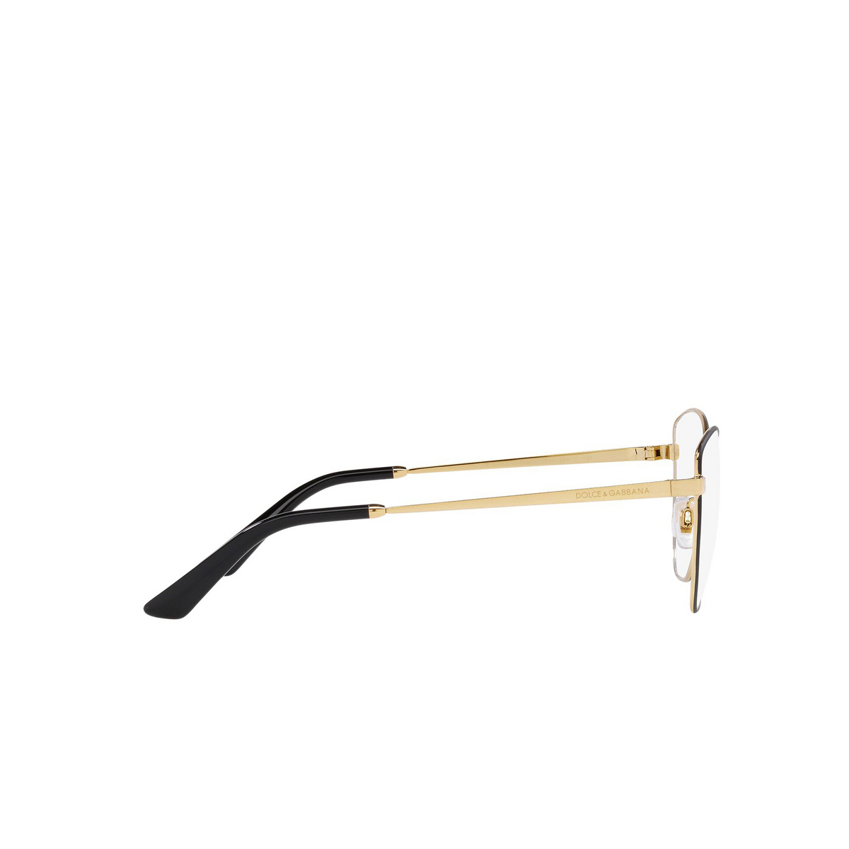 Dolce & Gabbana DG1340 Eyeglasses 1311 Gold / Matte Black - product thumbnail 3/4