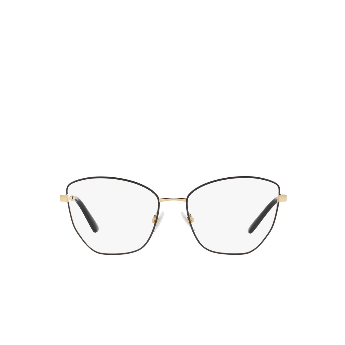 Dolce & Gabbana® Butterfly Eyeglasses: DG1340 color Gold / Matte Black 1311 - front view.