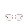 Dolce & Gabbana DG1340 Eyeglasses 1351 pink gold / bordeaux - product thumbnail 1/4