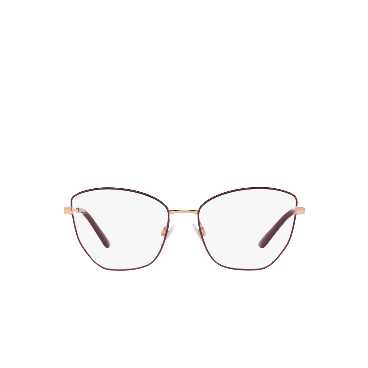 Dolce & Gabbana® Butterfly Eyeglasses: DG1340 color Pink Gold / Bordeaux 1351 - front view.