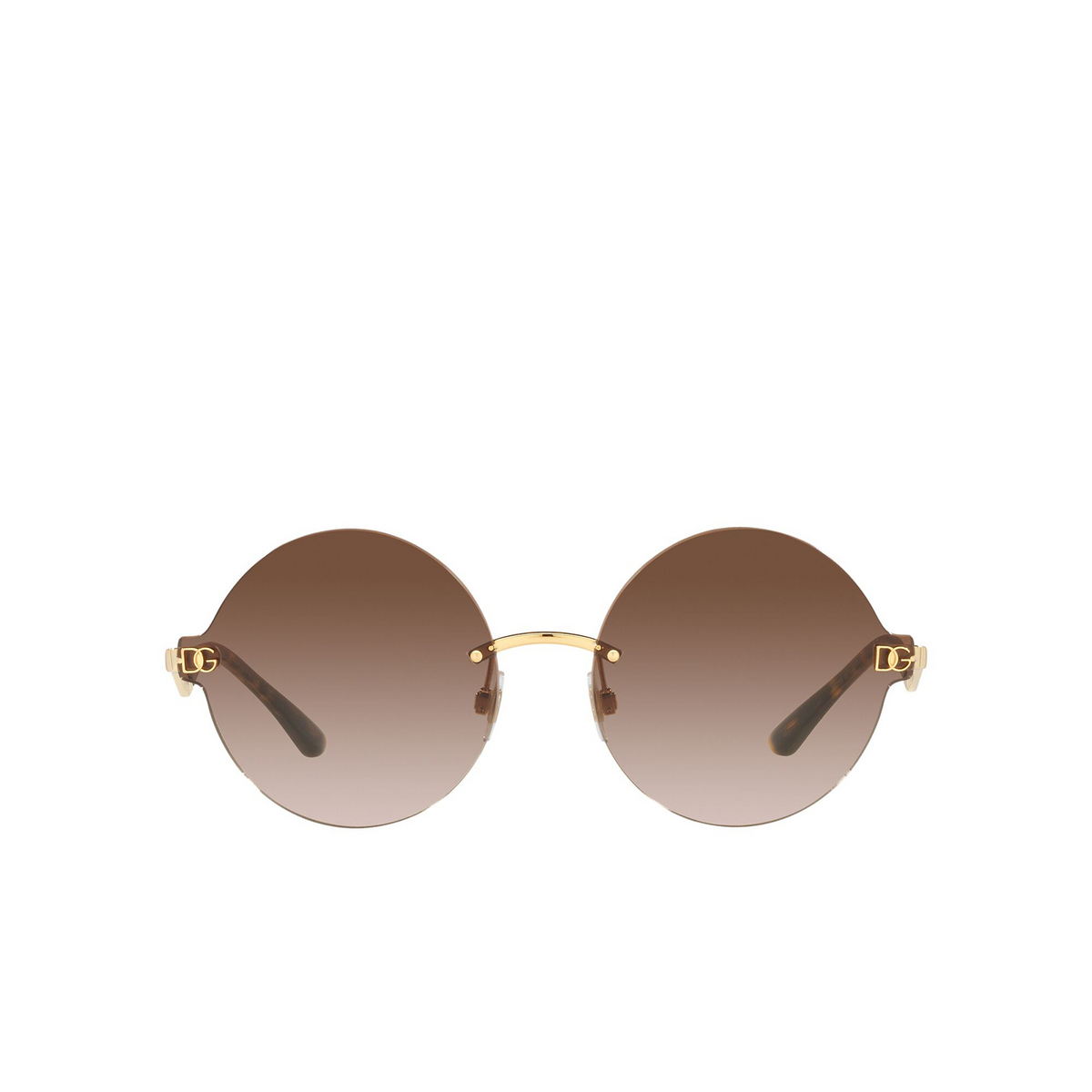 Dolce & Gabbana DG2269 Sunglasses 02/13 Gold - front view