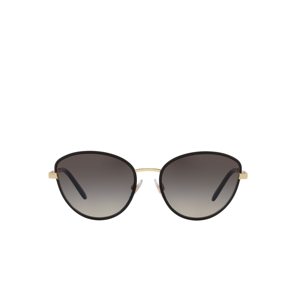 Dolce & Gabbana® Butterfly Sunglasses: DG2280 color Gold / Matte Black 13118G - front view.