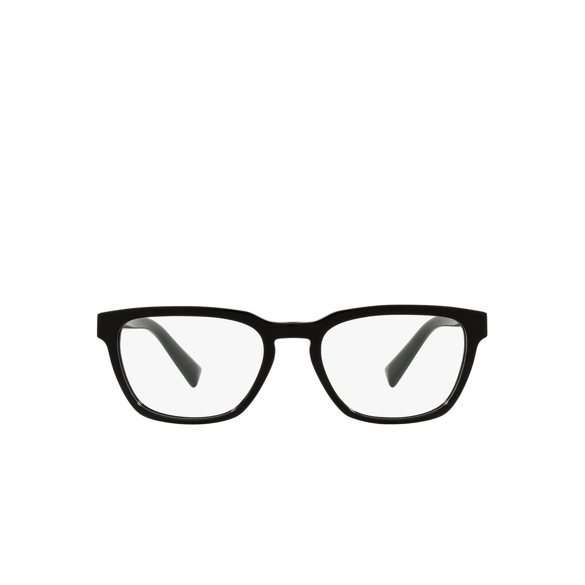 Dolce & Gabbana® Square Eyeglasses: DG3333 color Black 501 - front view.