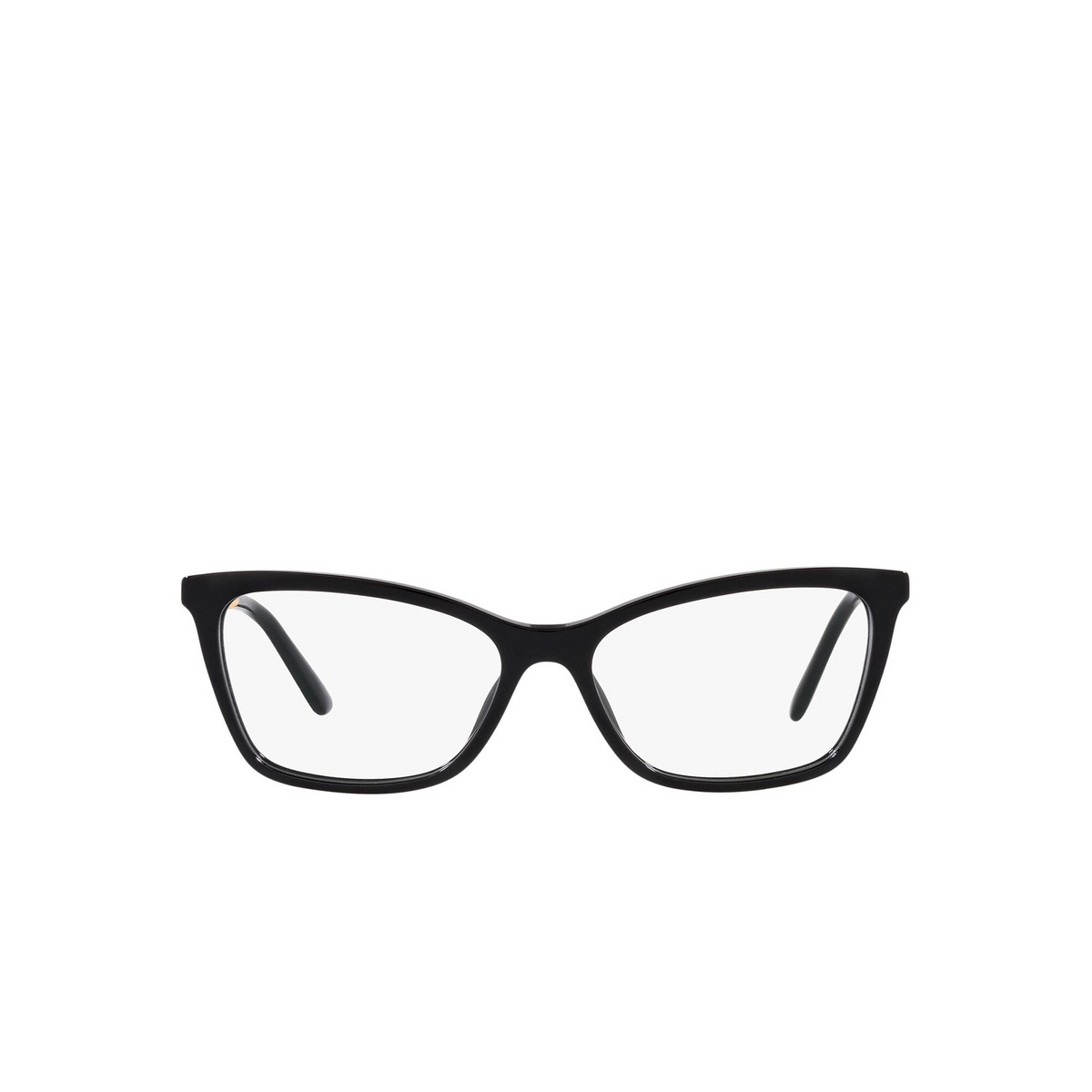 Dolce & Gabbana® Cat-eye Eyeglasses: DG3347 color Black 501 - front view.
