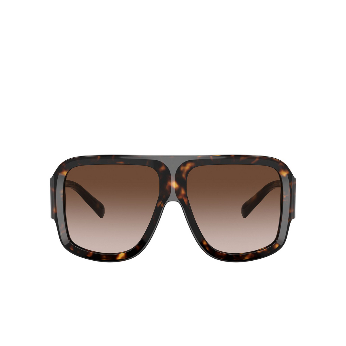 Dolce & Gabbana® Aviator Sunglasses: DG4401 color Havana 502/13 - front view.