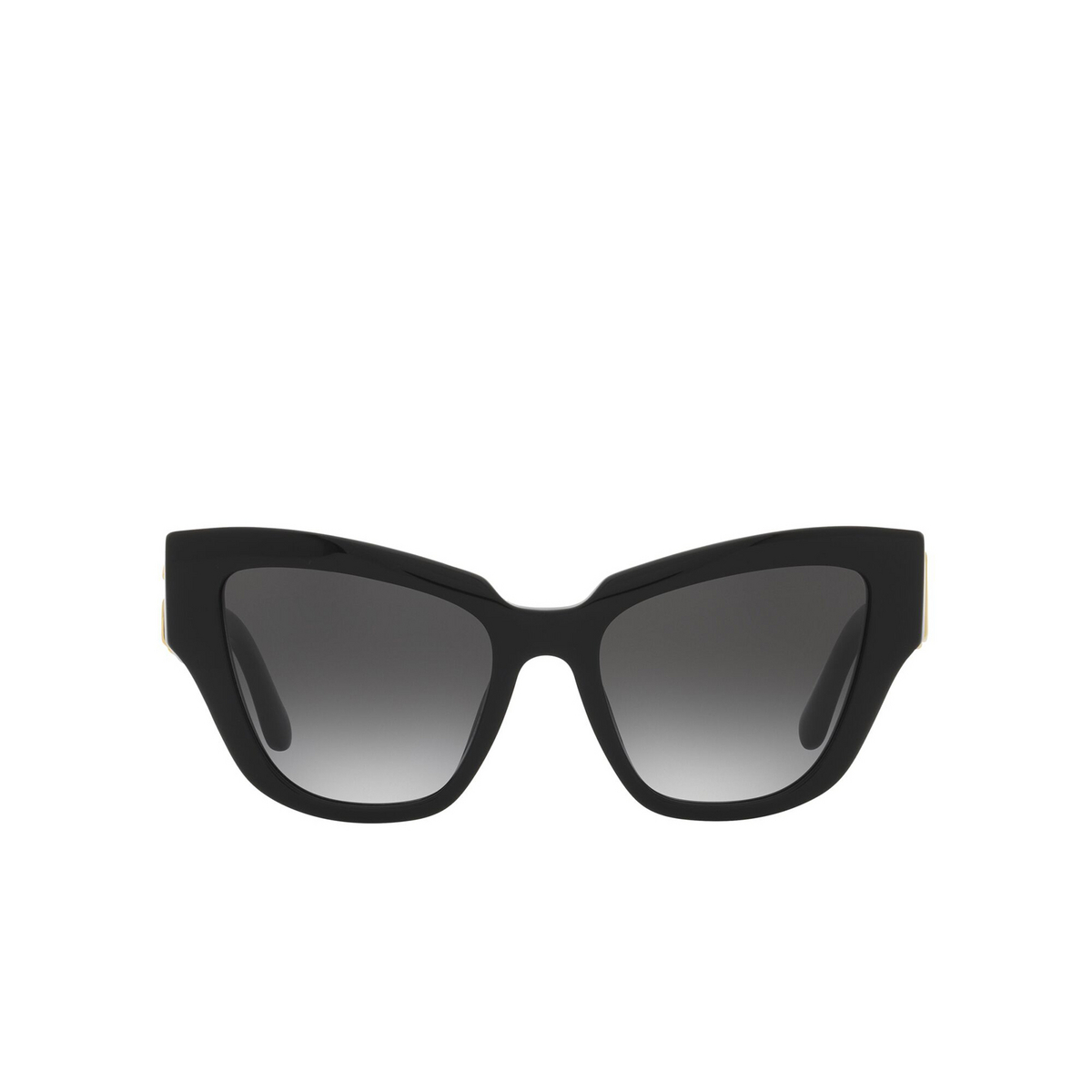 Dolce & Gabbana® Cat-eye Sunglasses: DG4404 color Black 501/8G - front view.