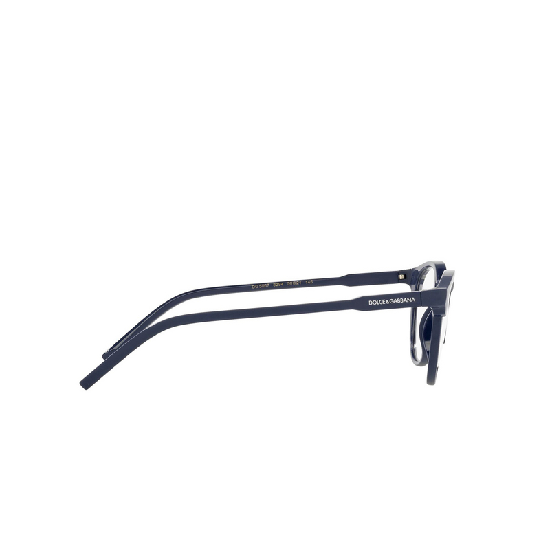 Dolce & Gabbana DG5067 Eyeglasses 501 black - 3/4