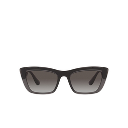 Dolce & Gabbana® Cat-eye Sunglasses: DG6171 color 32578G Transparent Grey/ Black 