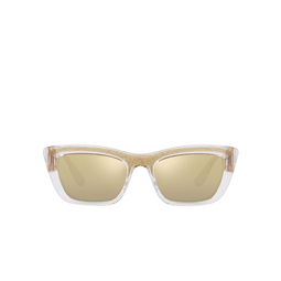 Dolce & Gabbana® Cat-eye Sunglasses: DG6171 color 3352V9 Transparent/gold Glitter 
