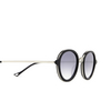 Eyepetizer 55 Sunglasses C.A-1-27F black matt and silver - product thumbnail 3/5