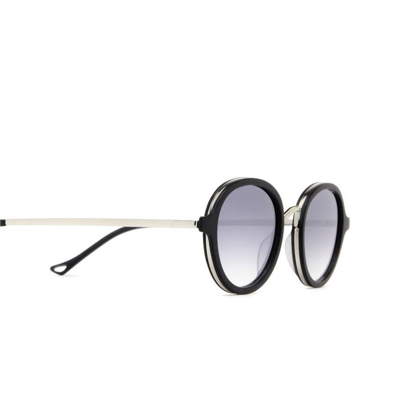 Eyepetizer 55 Sunglasses C.A-1-27F black matt and silver - 3/5