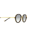 Eyepetizer 55 Sunglasses C.I-4-25F dark havana matt and gold - product thumbnail 3/5