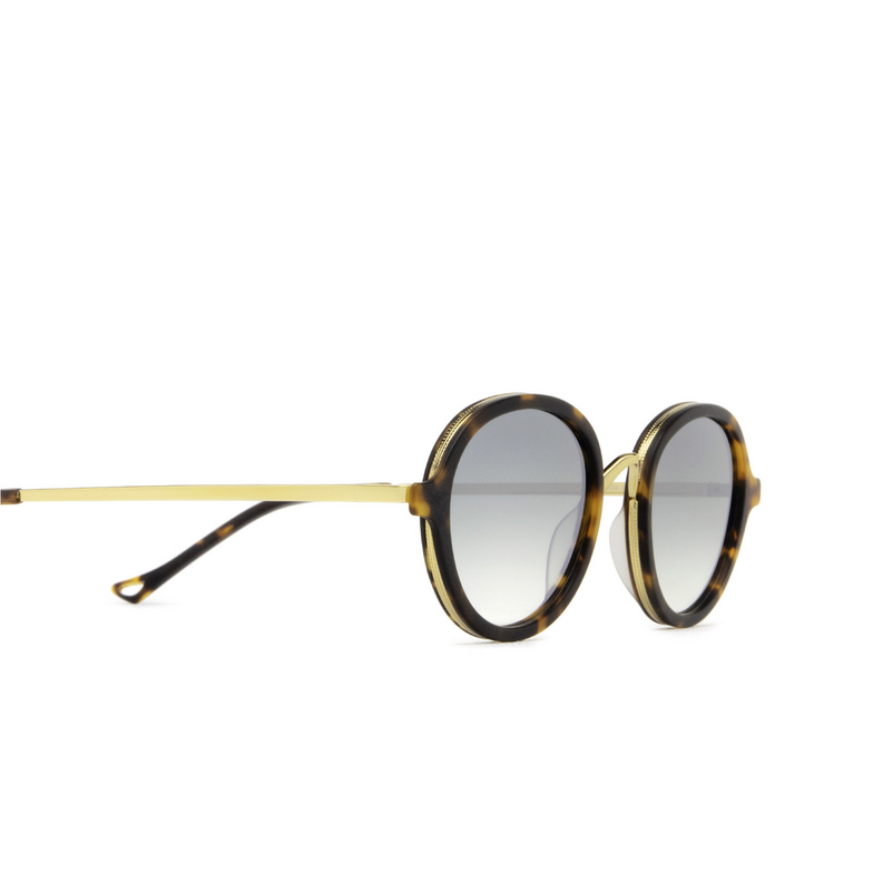 Eyepetizer 55 Sunglasses C.I-4-25F dark havana matt and gold - 3/5