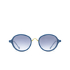 Eyepetizer 55 Sunglasses C.T-4-26F petrol blue matt and gold - product thumbnail 1/5