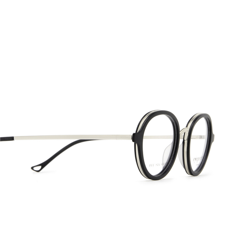 Eyepetizer 55 Eyeglasses C.A-1 black matt and silver - 3/5