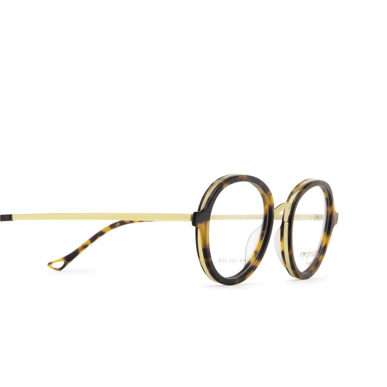 Gafas graduadas Eyepetizer 55 OPT C.I-4 dark havana matt and gold - 3/5