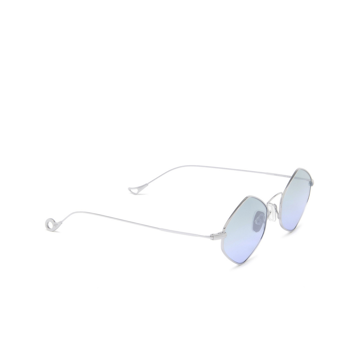 Eyepetizer® Irregular Sunglasses: Amelie color Silver C.1-43F - three-quarters view.