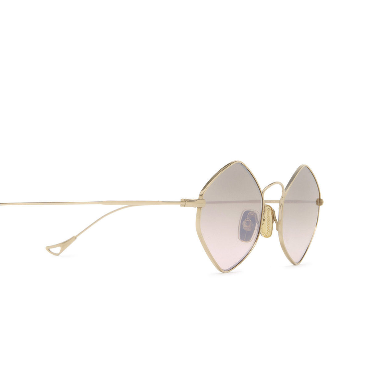 Eyepetizer® Irregular Sunglasses: Amelie color C.9-44F Rose Gold - 3/4