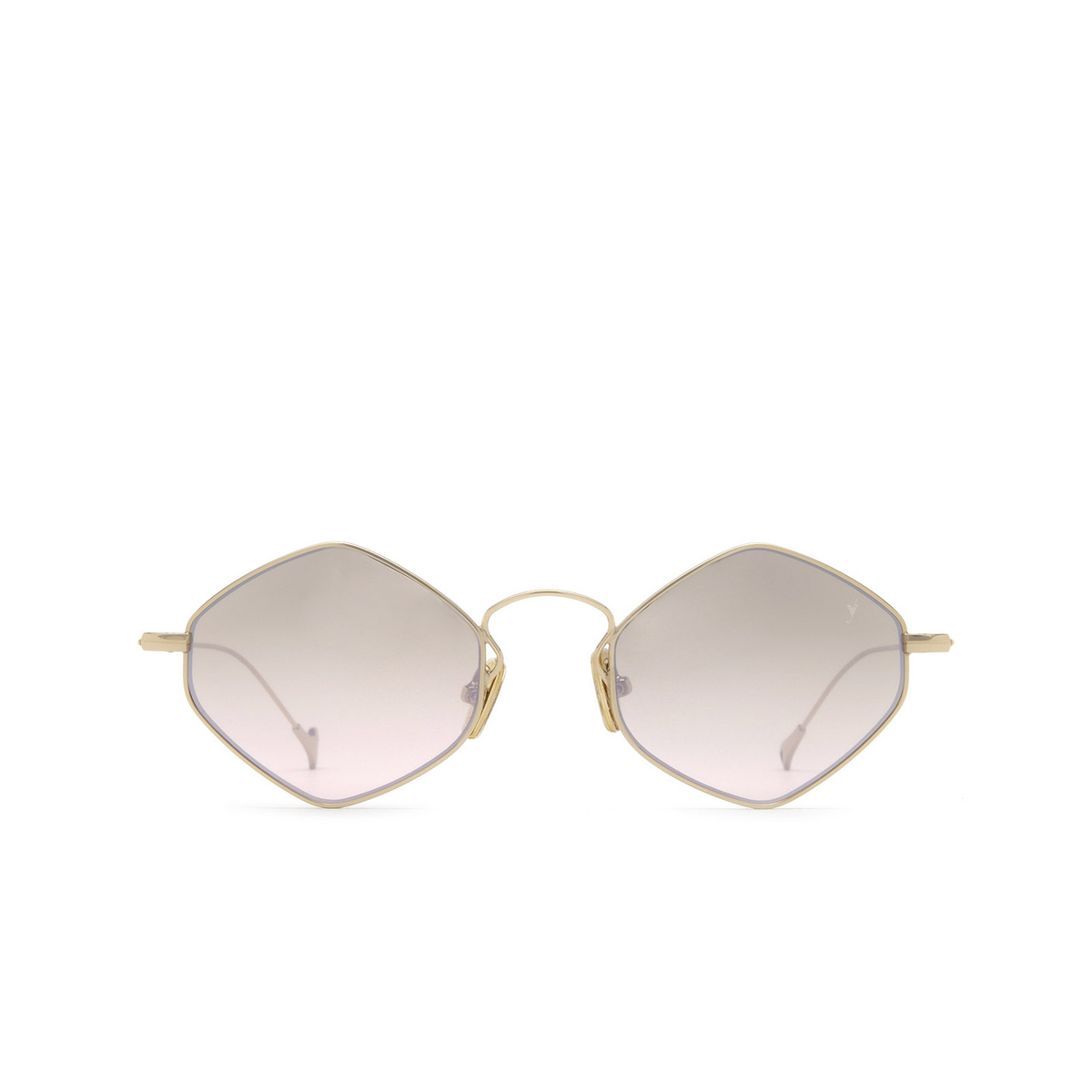 Eyepetizer® Irregular Sunglasses: Amelie color Rose Gold C.9-44F - front view.