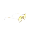 Eyepetizer CINQ Sunglasses C.4-Q-L/L-14F yellow havana and gold - product thumbnail 2/5