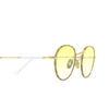 Occhiali da sole Eyepetizer CINQ C.4-Q-L/L-14F yellow havana and gold - anteprima prodotto 3/5