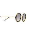 Eyepetizer DES ART Sunglasses C.F-9-18F havana matt and rose gold - product thumbnail 3/5