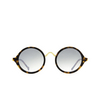 Eyepetizer DES ART Sunglasses C.I-4-25F dark havana matt and gold - product thumbnail 1/5
