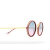 Eyepetizer DES ART Sunglasses C.O-4-20 cyclamen matt and gold - product thumbnail 3/4