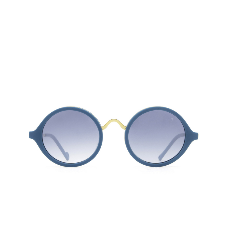 Eyepetizer DES ART Sunglasses C.T-4-26F petrol blue matt and gold - 1/5