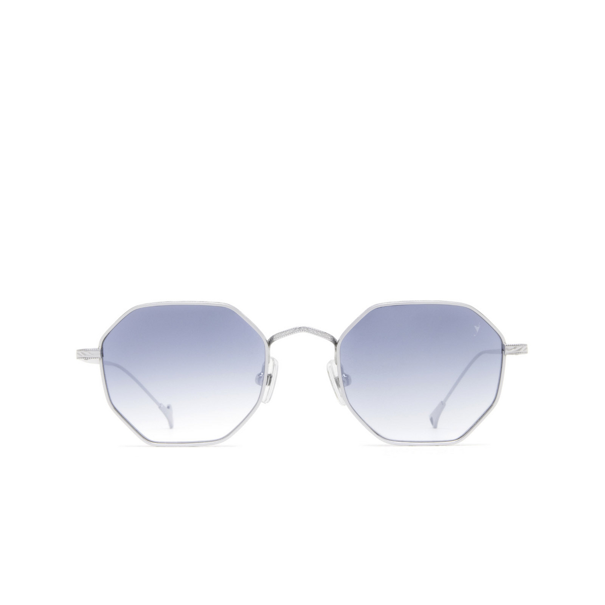 Eyepetizer® Irregular Sunglasses: Hort color Silver C.1-26F - front view.