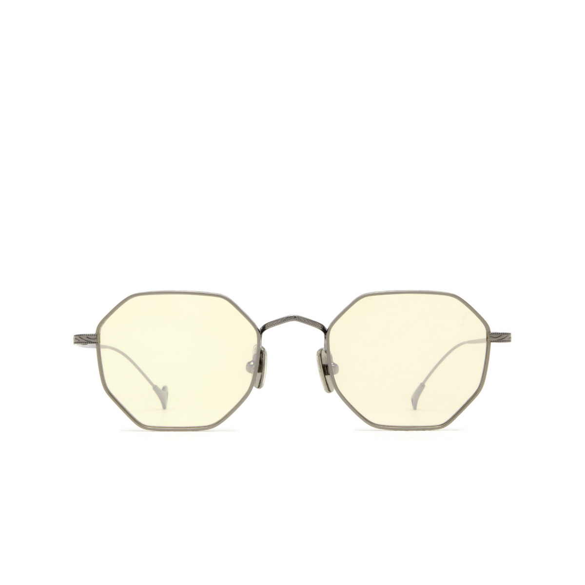 Eyepetizer® Irregular Sunglasses: Hort color Gun C.3-24F - front view.