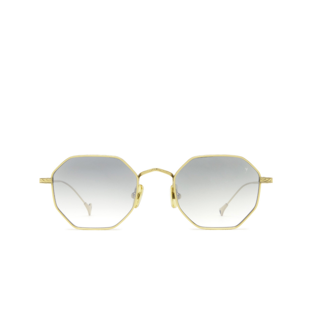 Eyepetizer® Irregular Sunglasses: Hort color Gold C.4-25F - front view.