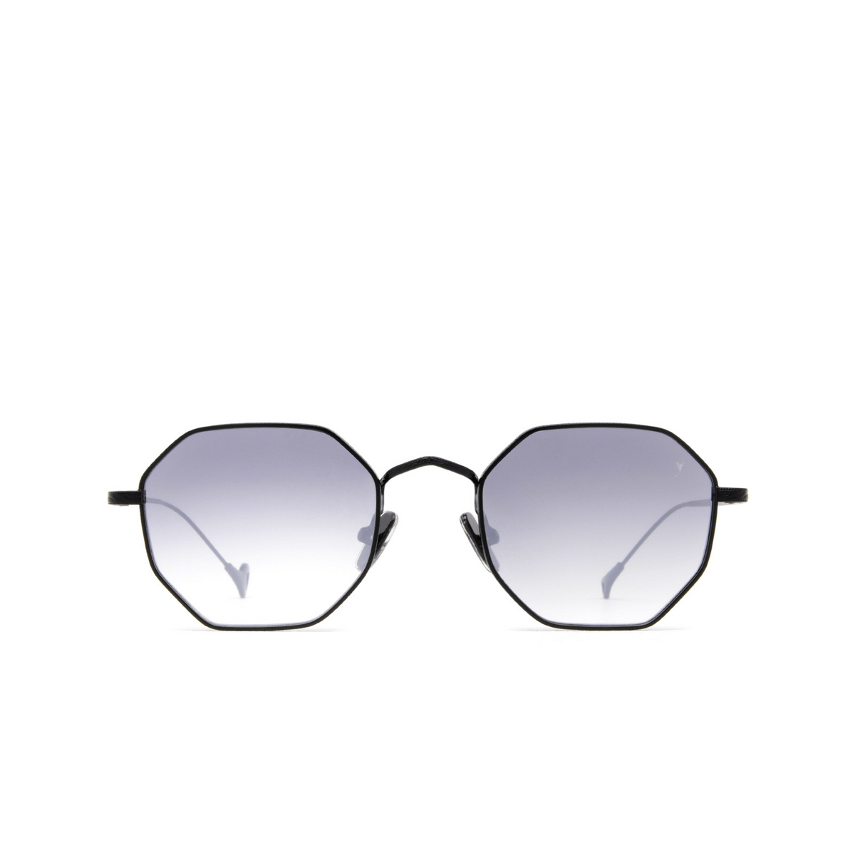 Eyepetizer® Irregular Sunglasses: Hort color Black C.6-27F - front view.