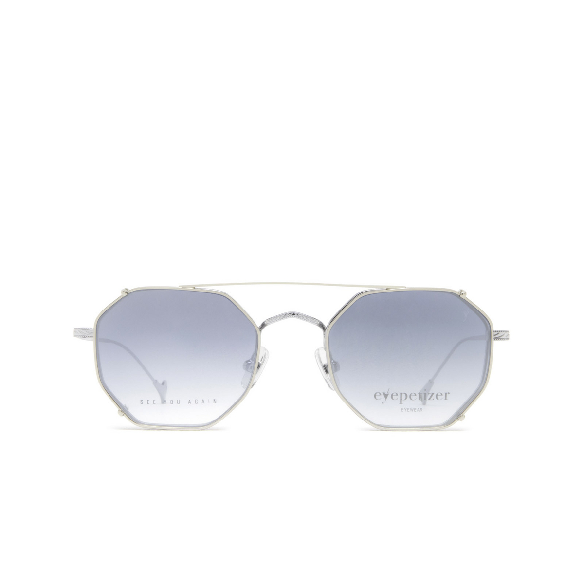Eyepetizer® Irregular Eyeglasses: Hort Opt color C.1 Silver - 4/8