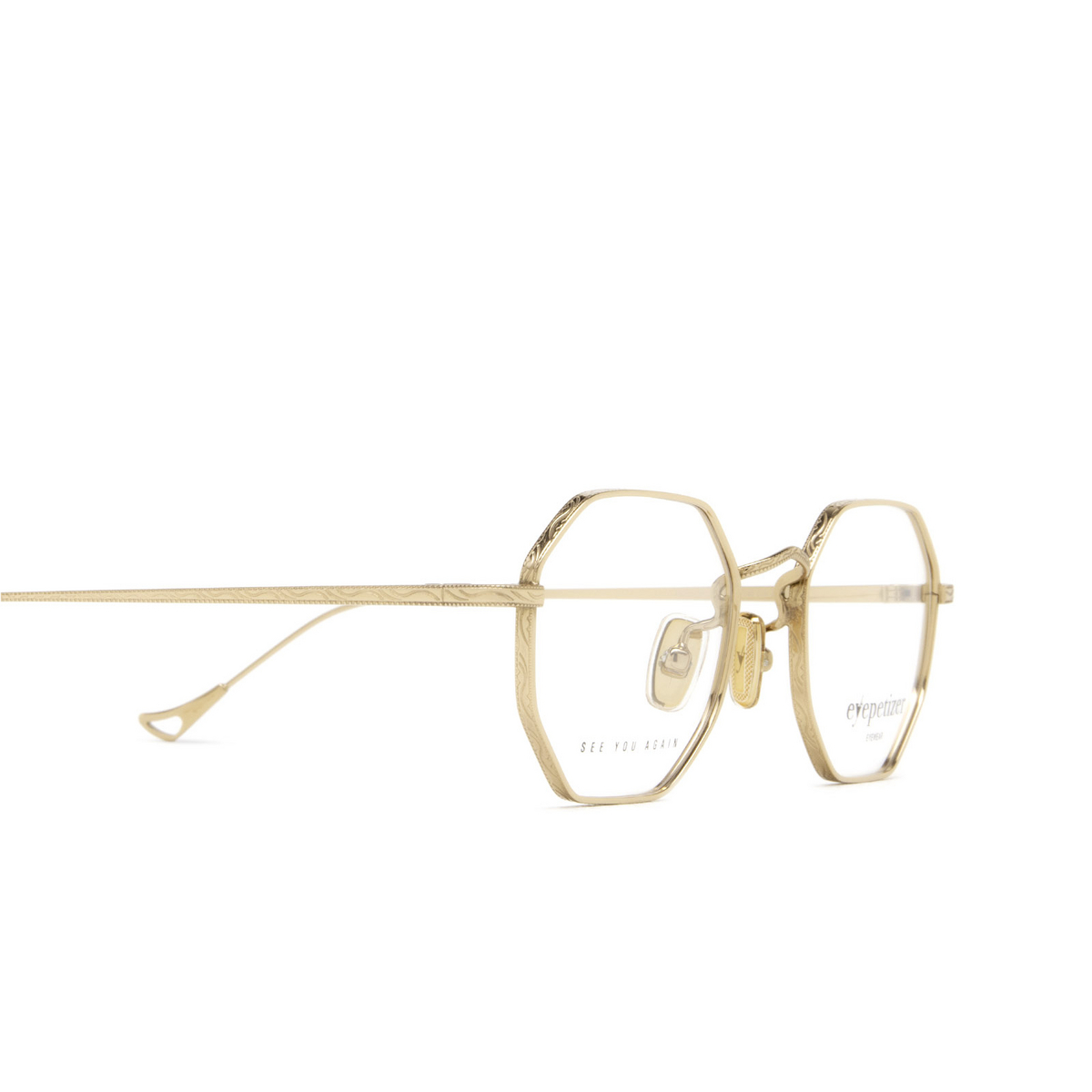 Eyepetizer® Irregular Eyeglasses: Hort Opt color C.9 Rose Gold - product thumbnail 3/8