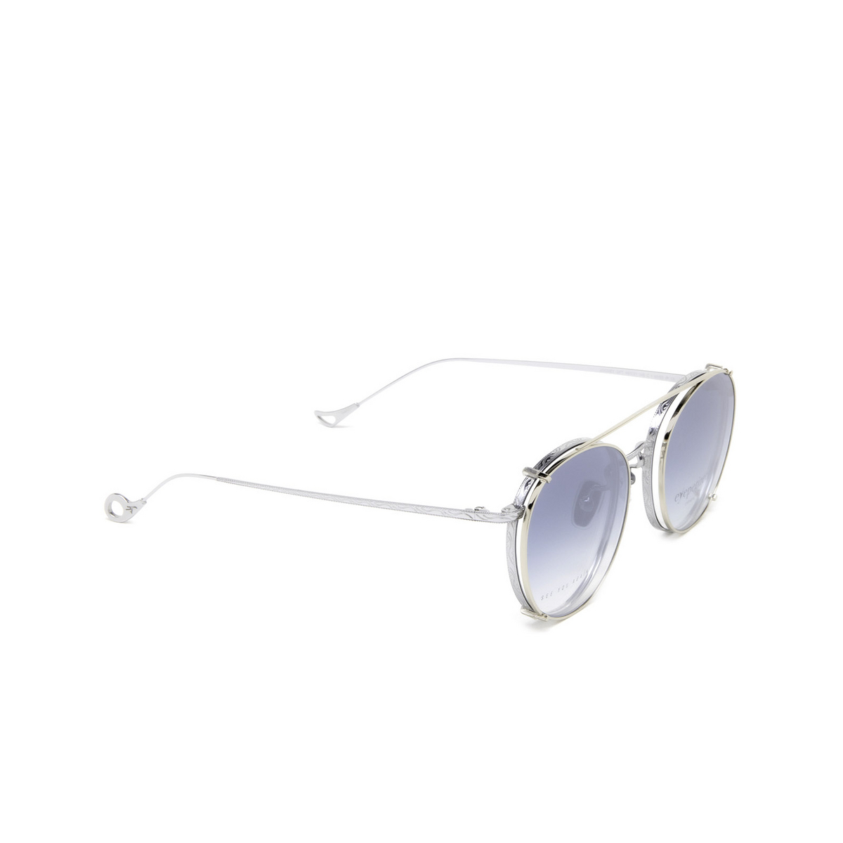 Eyepetizer® Round Eyeglasses: Jockey Opt color C.1 Silver - product thumbnail 5/8