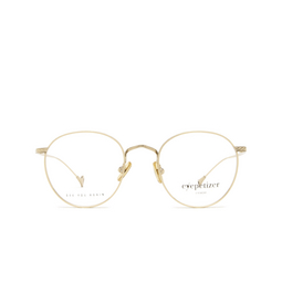 Eyepetizer® Round Eyeglasses: Jockey Opt color C.9 Rose Gold 