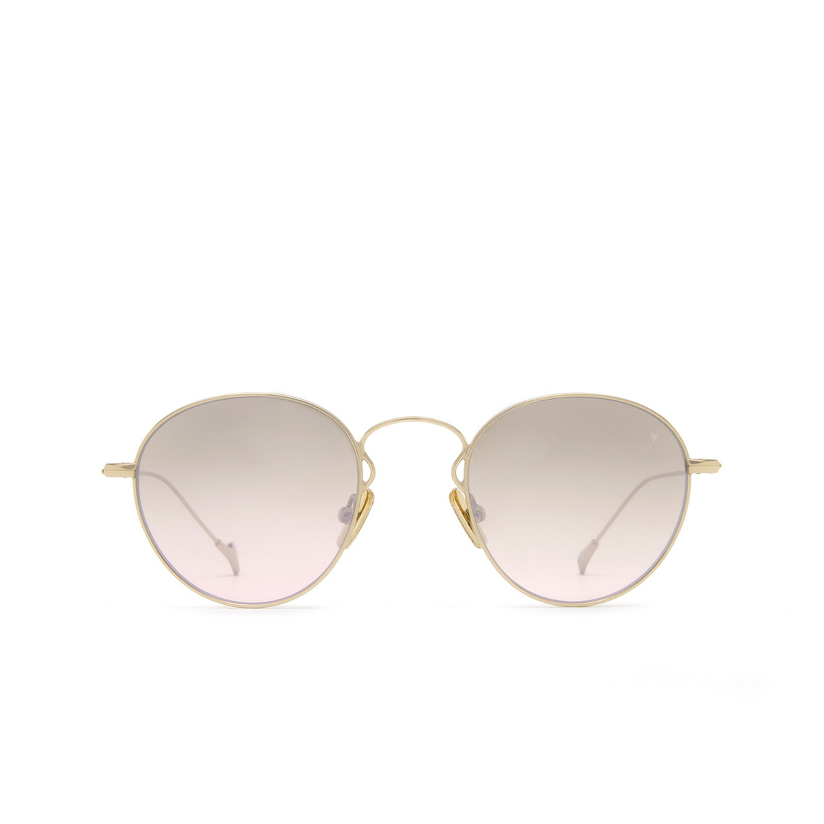 Eyepetizer® Round Sunglasses: Julien color C.9-44F Rose Gold - front view