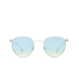 Eyepetizer® Round Sunglasses: Lune color C.1-23F Silver 