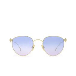Eyepetizer® Round Sunglasses: Lune color C.4-42F Gold 